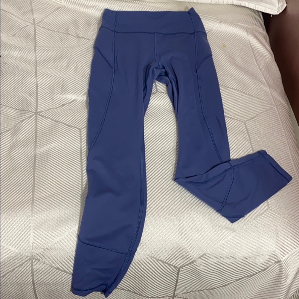 Blue lululemon pants size 4